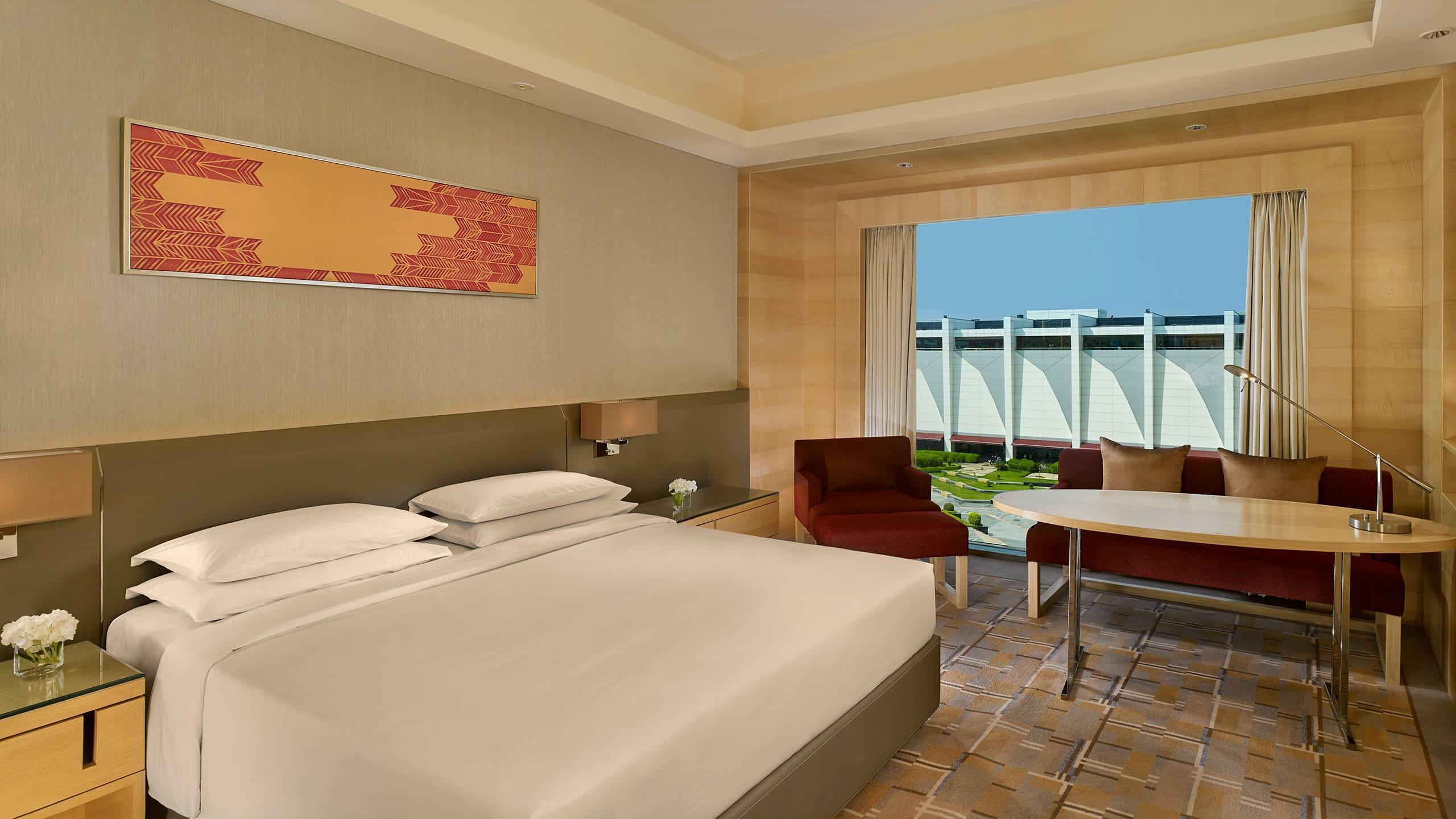 Hyatt Regency Chandigarh Chandīgarh Exterior foto A room at the hotel